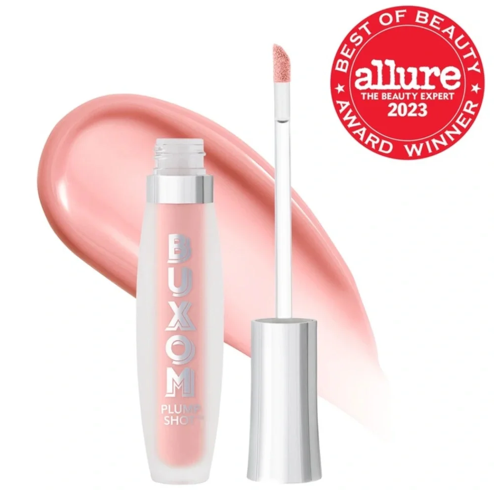 Buxom Plump Shot Sheer Tint Collagen Infused Plumping Lip Serum Soft Blush